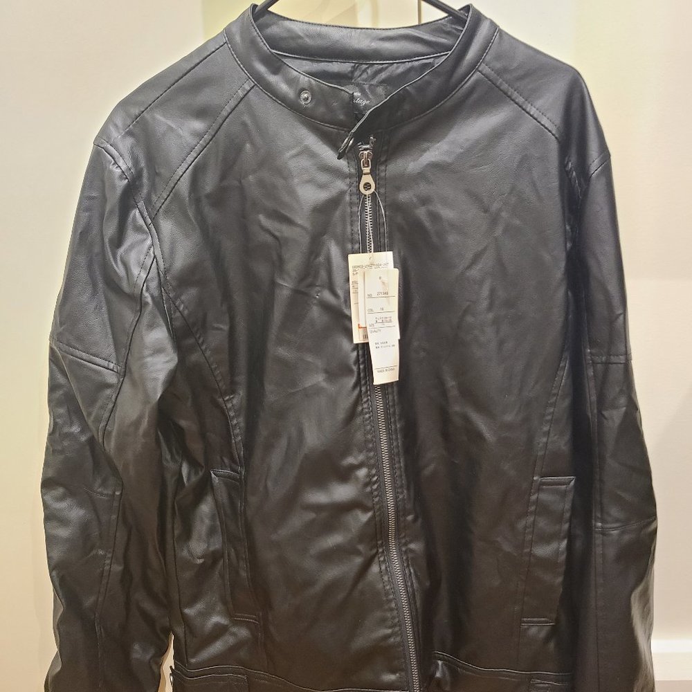 Mens Pleather Jacket